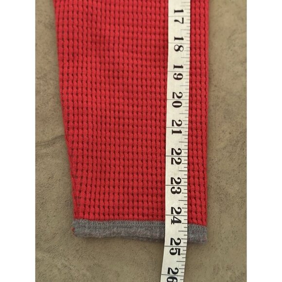 Storm Creek Women’s Maverick Quarter Zip Pullover Red Gray Waffle Knit Size M - Picture 11 of 11